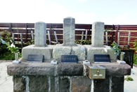 会津藩士の墓三基(ペシ岬広場)